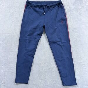 Liverpool L.F.C Sweatpants Men's 16 (34" Waist) Tapered Blue Pockets Red Stripes